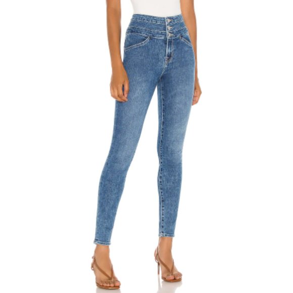 J Brand Annalie High Rise Skinny Jeans 